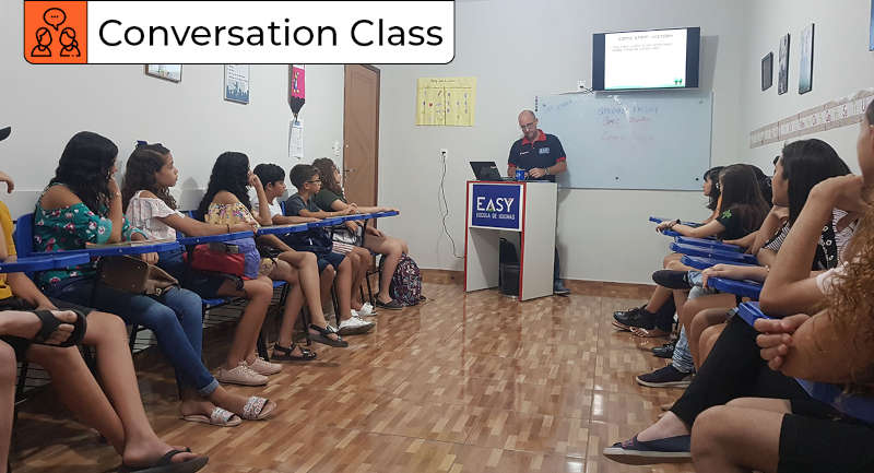 Easy Conversation Class aulas de conversação muito interessantes
